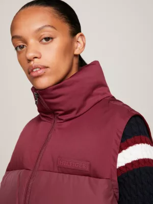 Colete puffer de nylon reciclado estilo Nova York