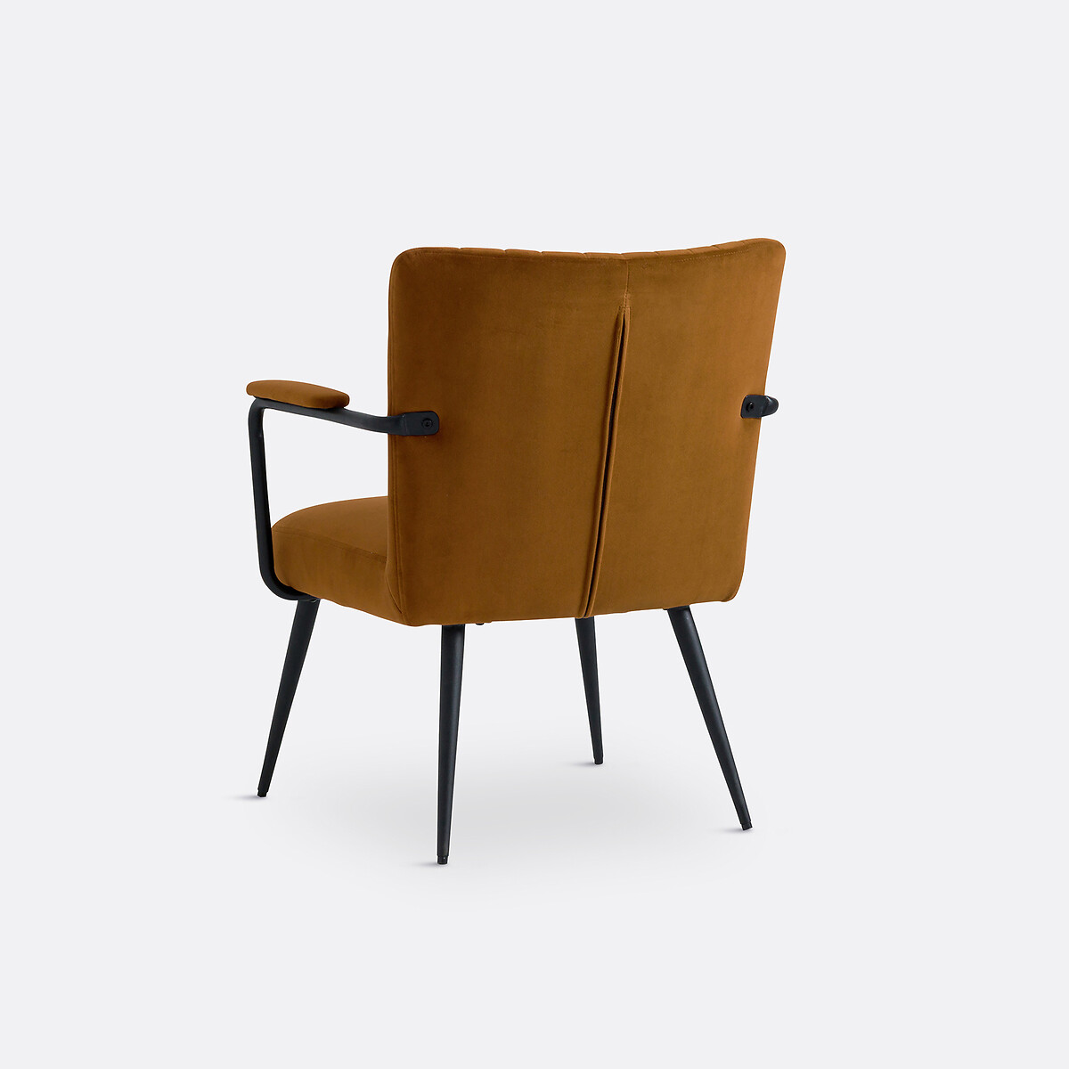 LA REDOUTE INTERIEURS<br>Poltrona vintage de veludo com braços, Ronara