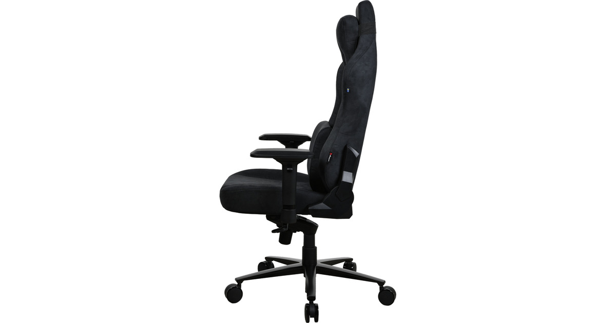 ArozziVernazza Supersoft Fabric - Pure Black gamestoel  (Zwart)