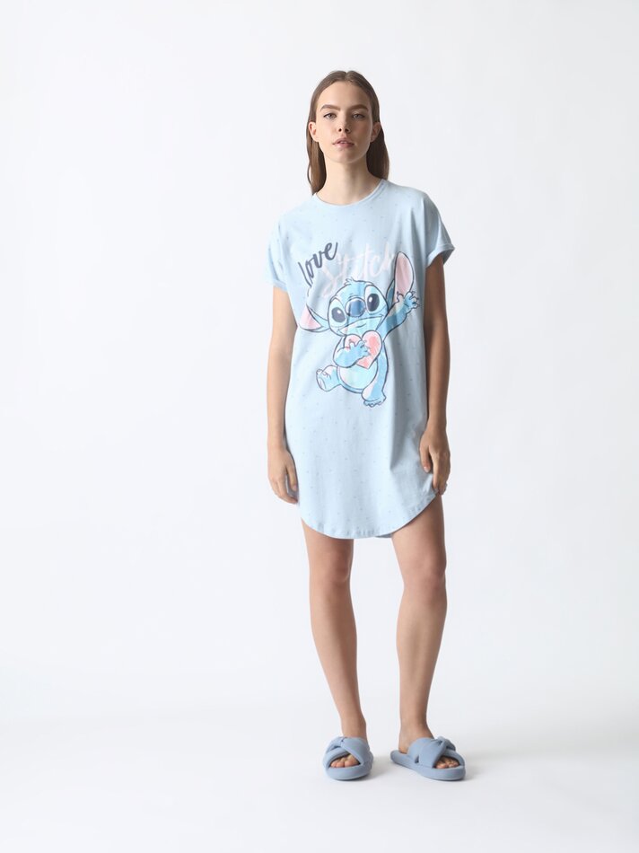 Camisola Stitch ©DS - Azul Claro