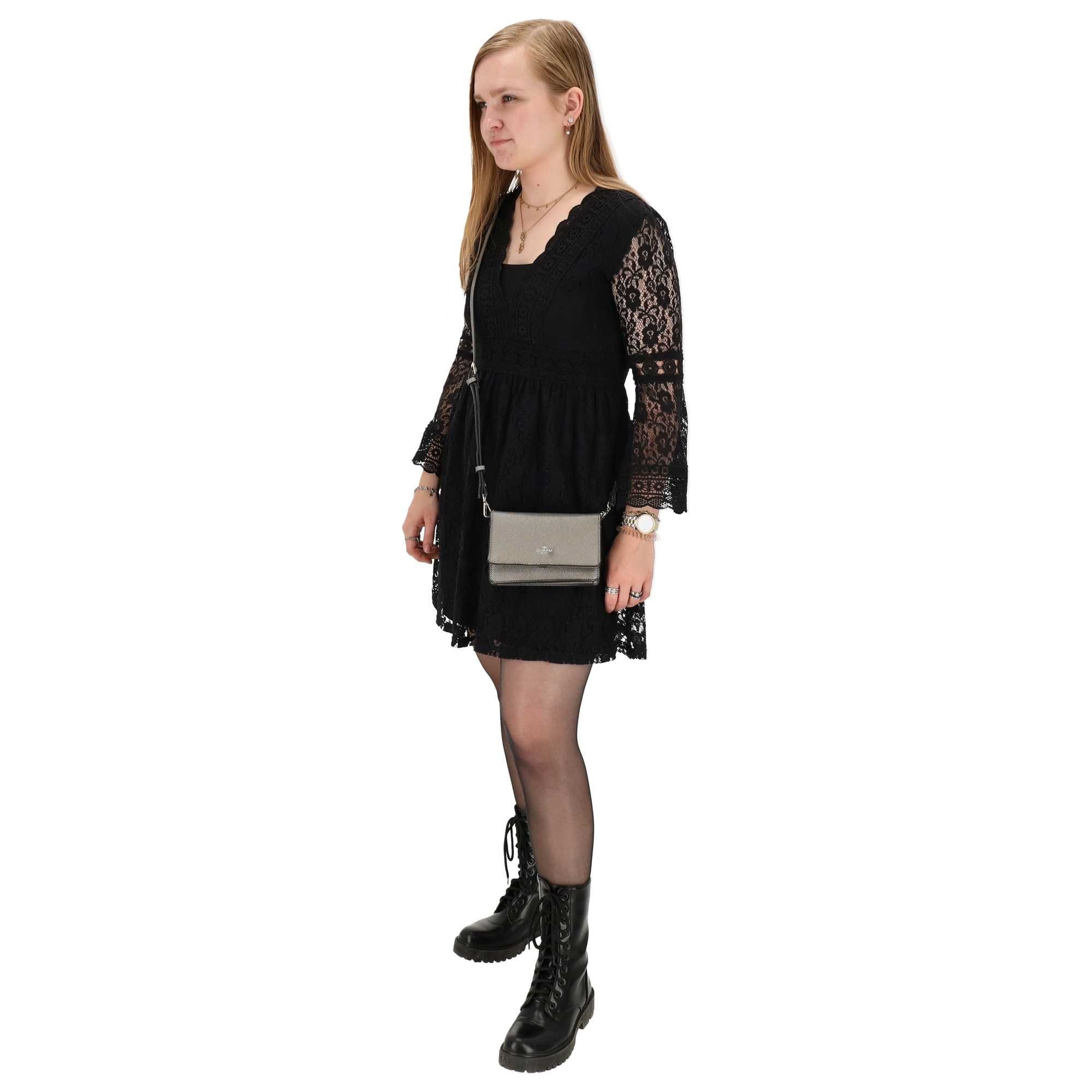 Charm London Stratford Schoudertas S Pewter
