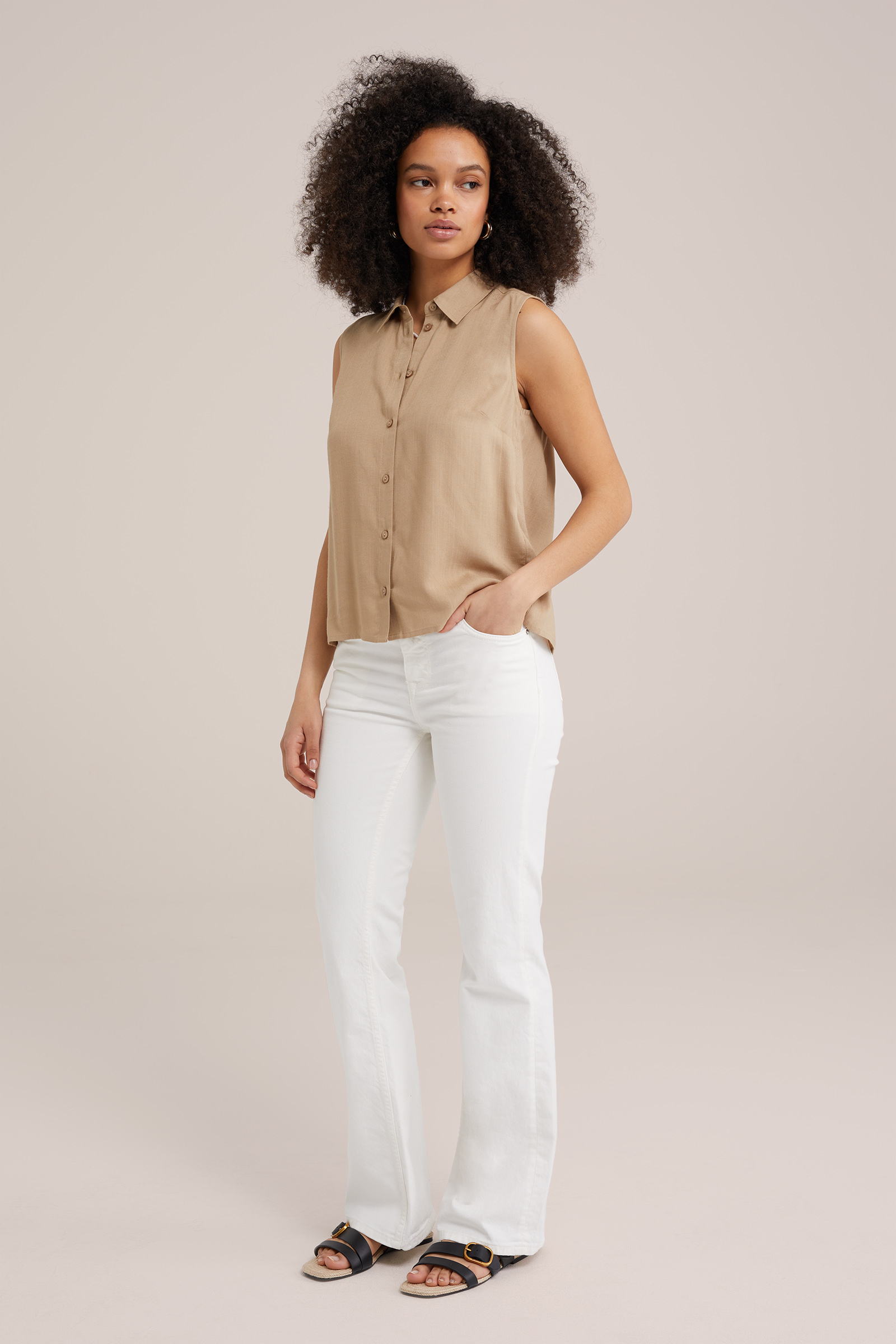 blouse WE Fashion Grijsgroen