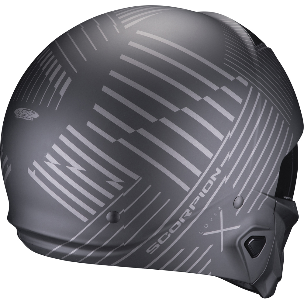 Scorpion - Casque Exo-Combat II Miles Noir Mat / Argent