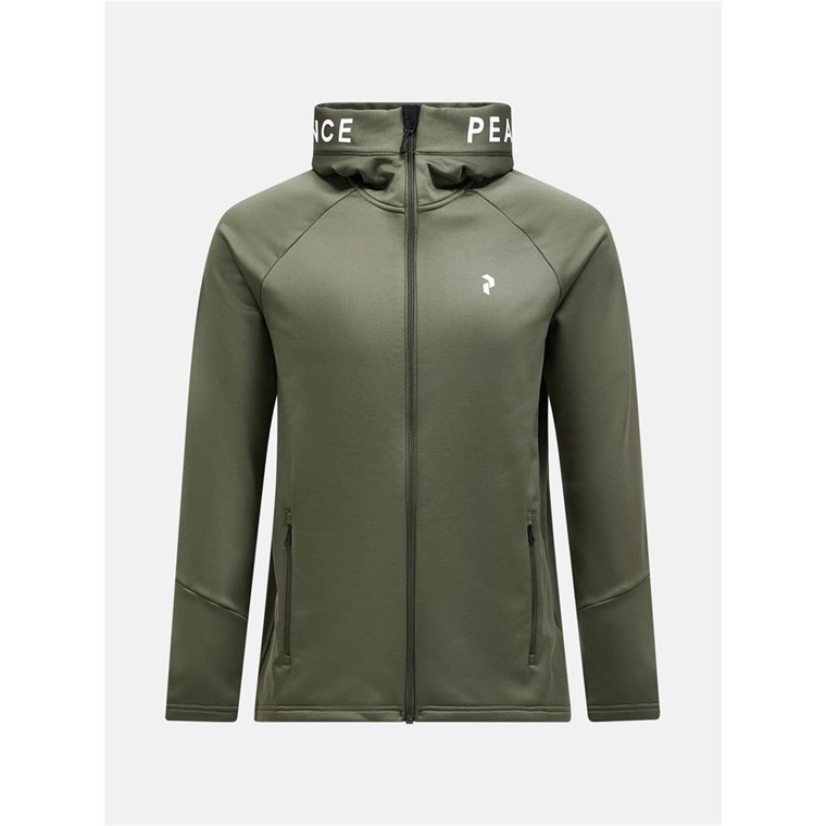 Peak Performance M Rider Zip Hood Pine Needle/Pine Needle