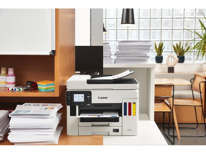 Canon Multifunktionsdrucker MAXIFY GX7050 Tintenstrahl-Multifunktionsdrucker mit nachfüllbarem Tintenbehälter