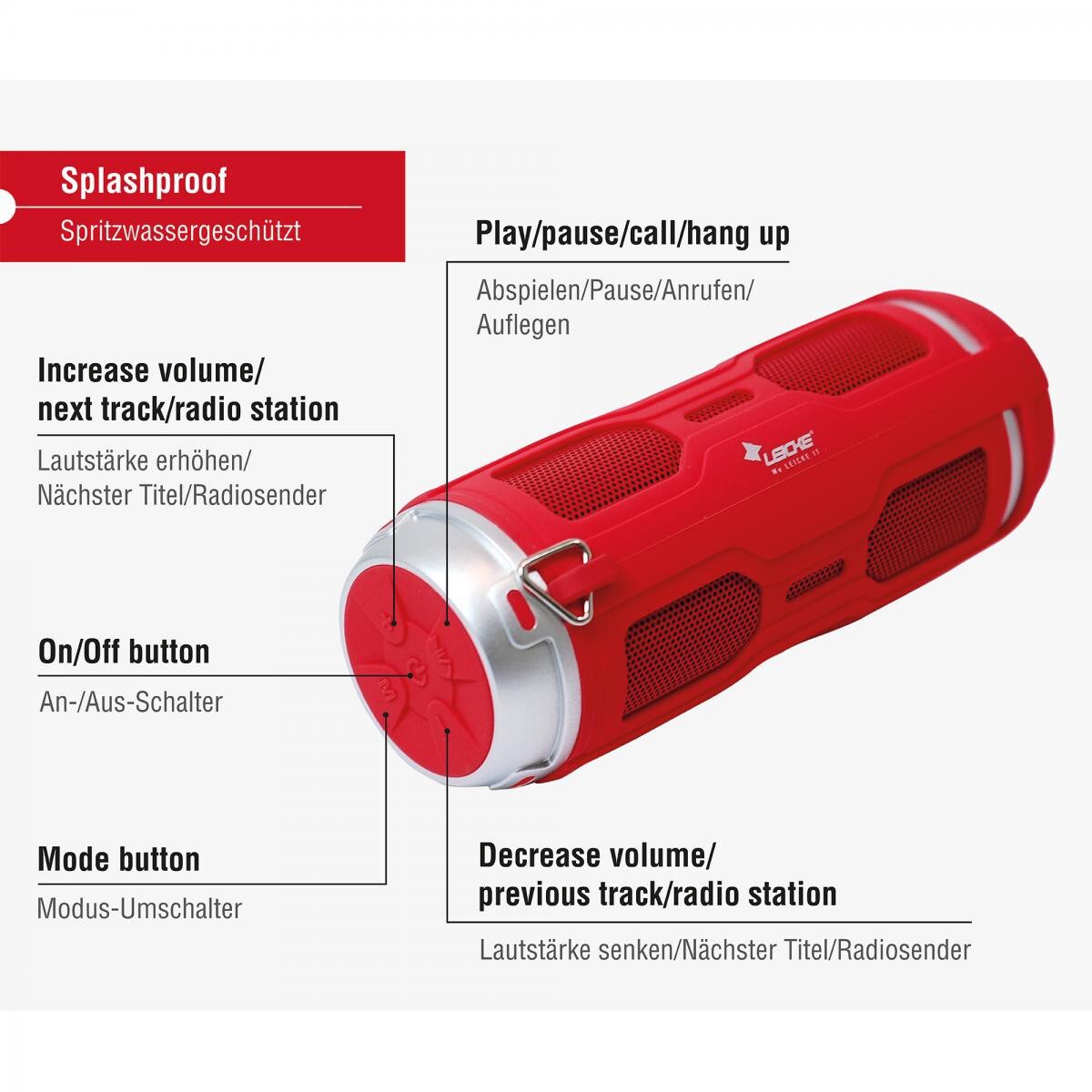 Sharon Outdoor Bluetooth Lautprecher 