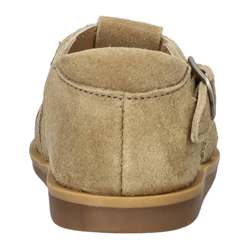 Nelson Kids suède sandalen taupe