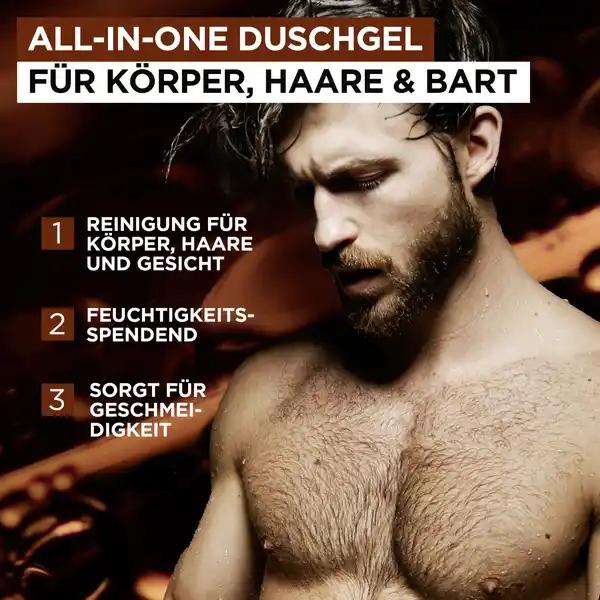 Duschgel BarberClub All-in-1 für Körper, Haare & Bart