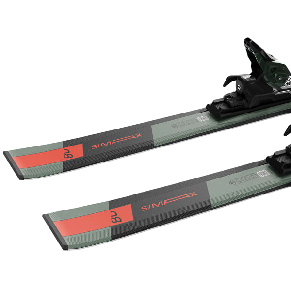 Pack ski SALOMON S/MAX 8 XT + M11 GW OIL GREEN / BLACK / NEON RED