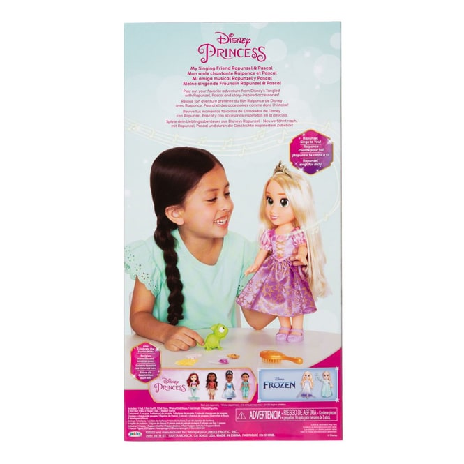 Disney Rapunzel - Singende Puppe & Pascal Figur