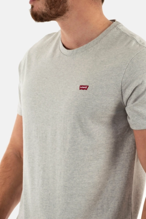 tee shirt levi's® ss original hm tee 0130 light mist heather