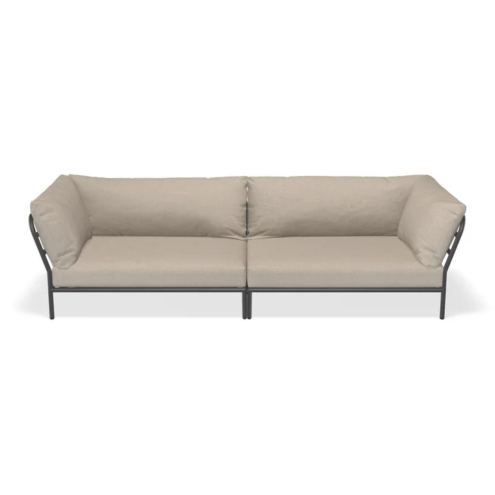 HOUE - Level 2 Loungeset 4, dark grey / ash