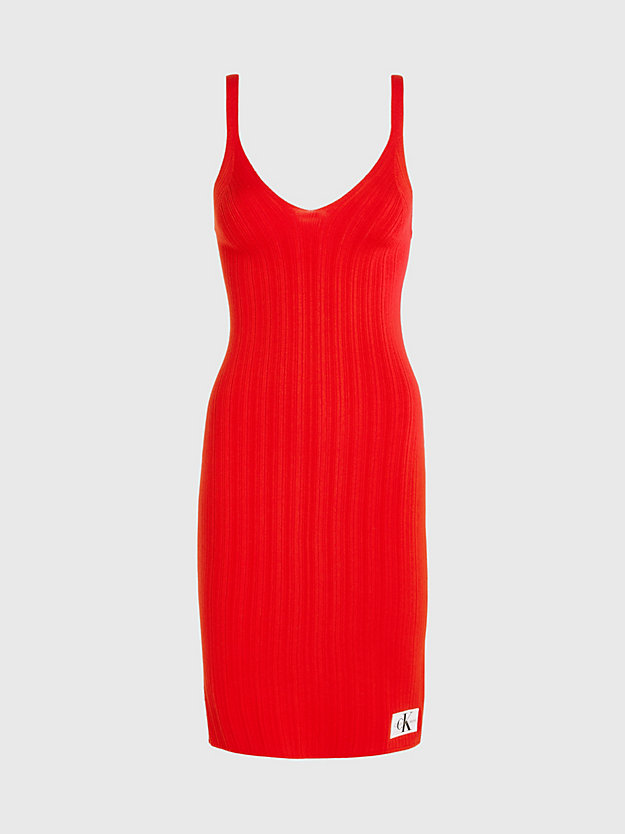 Vestido canelado em liocel macio