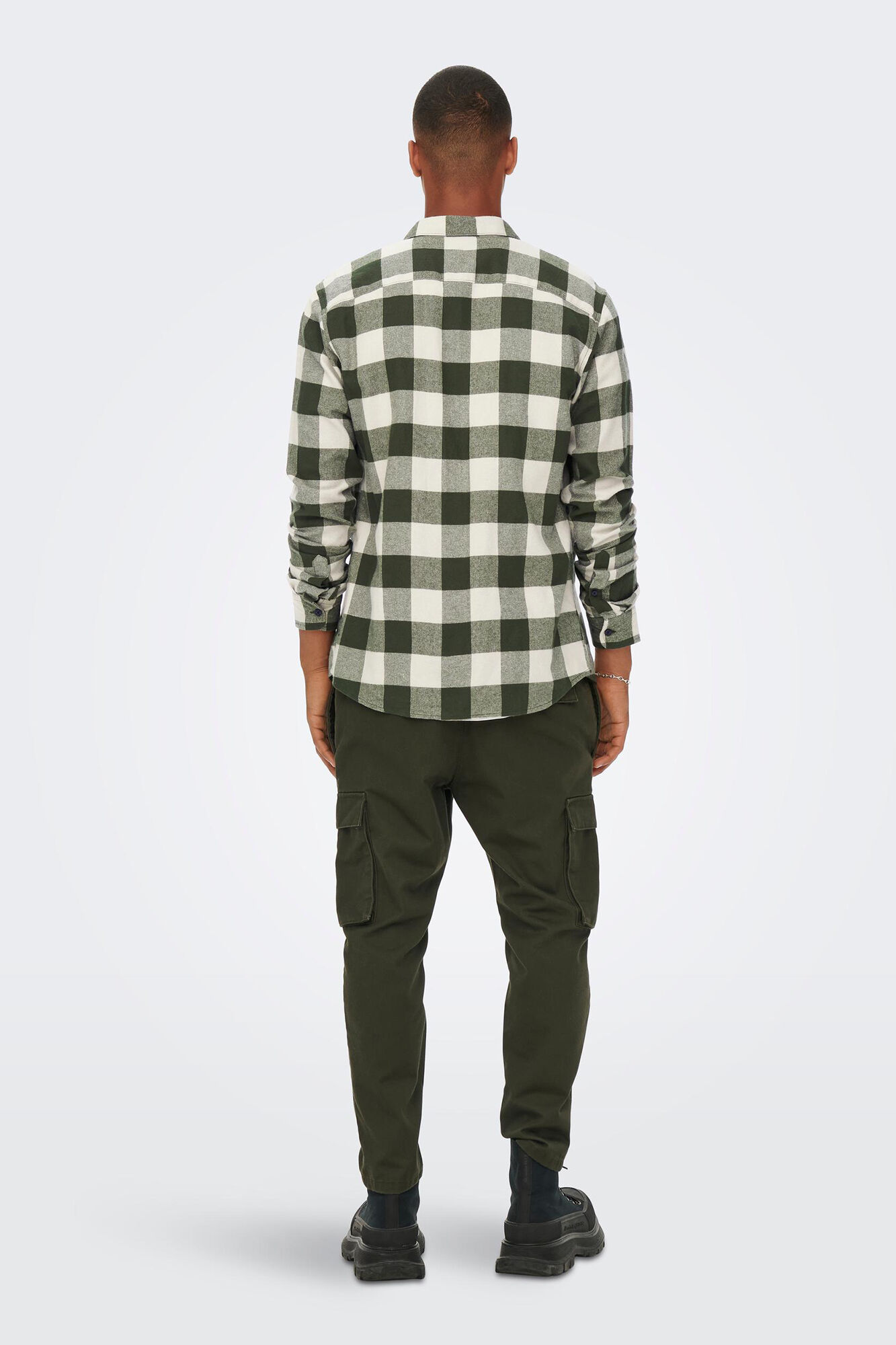 Camisa com estampa xadrez