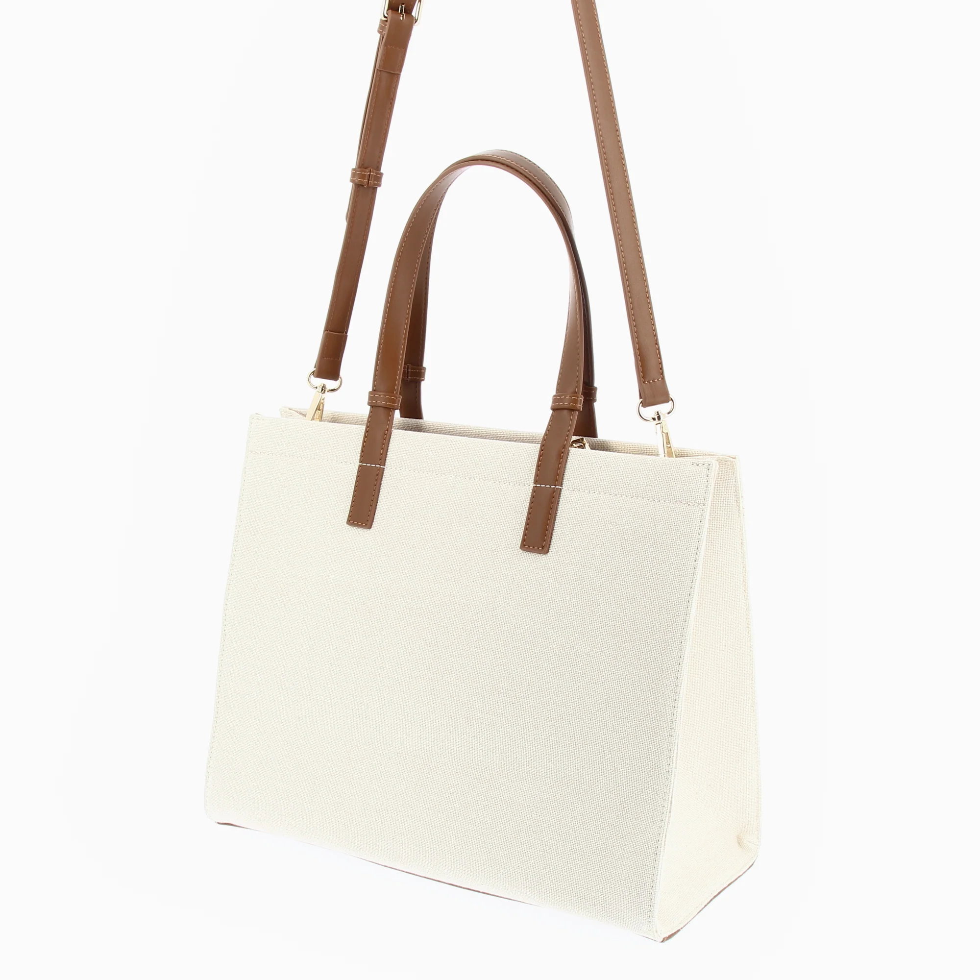 Sacs-Sac cabas monogramme Emilia beige