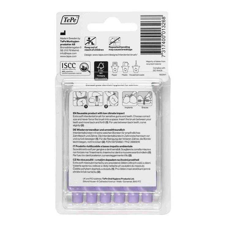 Tepe Interdentalbürste x-weich 1,1mm, 6 St