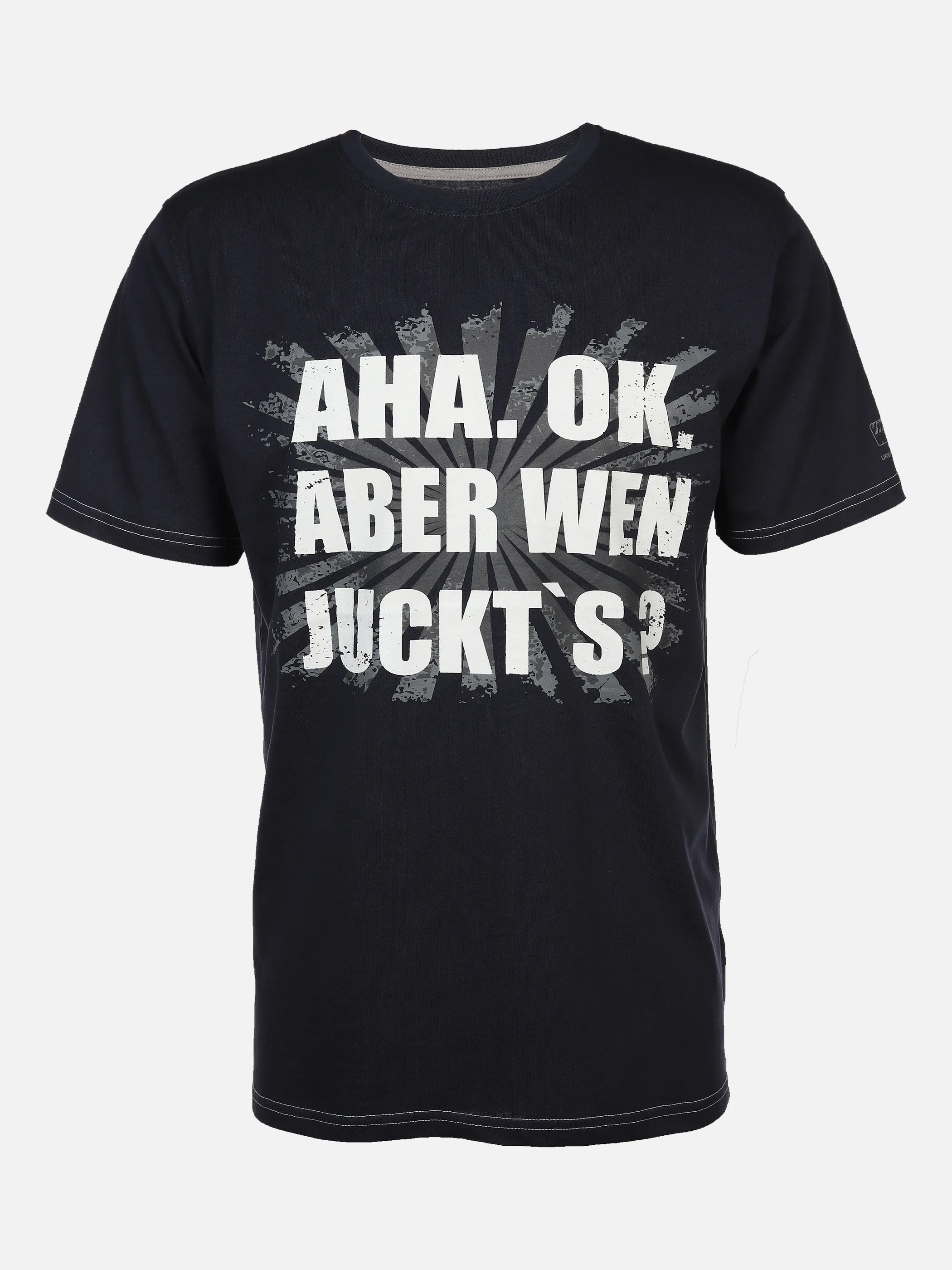 Herren Arbeitsshirt mit Frontspruch