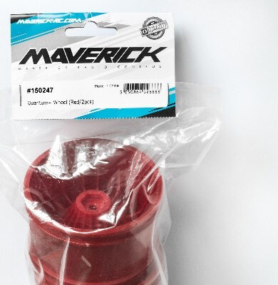 Quantum+ Xt 3.2In Wheel - Red/2Pcs - Mv150247 - Maverick Rc