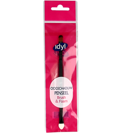 Idyl Oogschaduw penseel brush & foam (1 stuk)