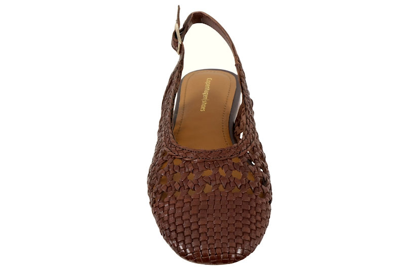 COPENHAGEN SHOES VALERIE SLINGBACK I MØRKEBRUNT SKIND