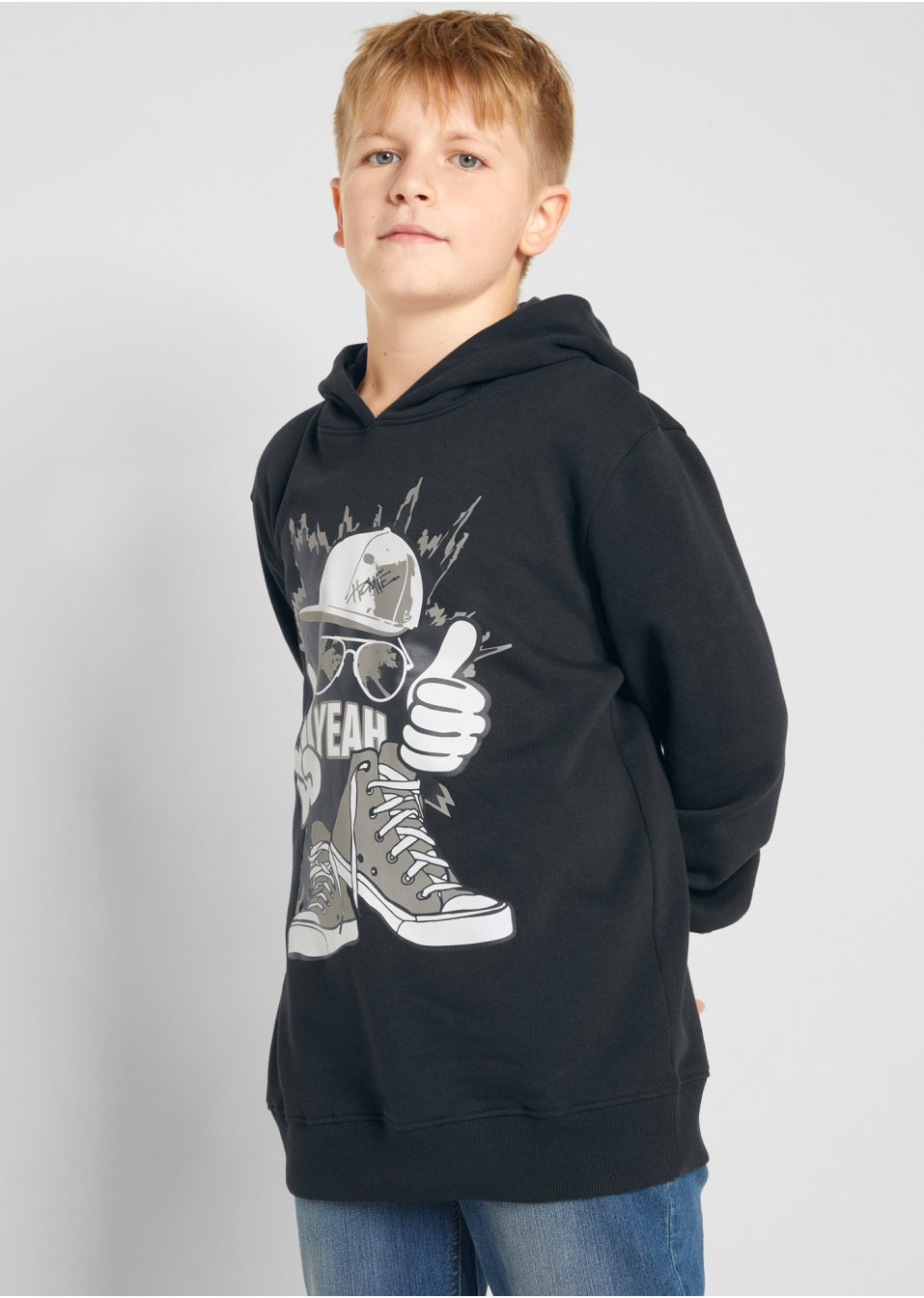 Sweat-shirt garçon à capuche