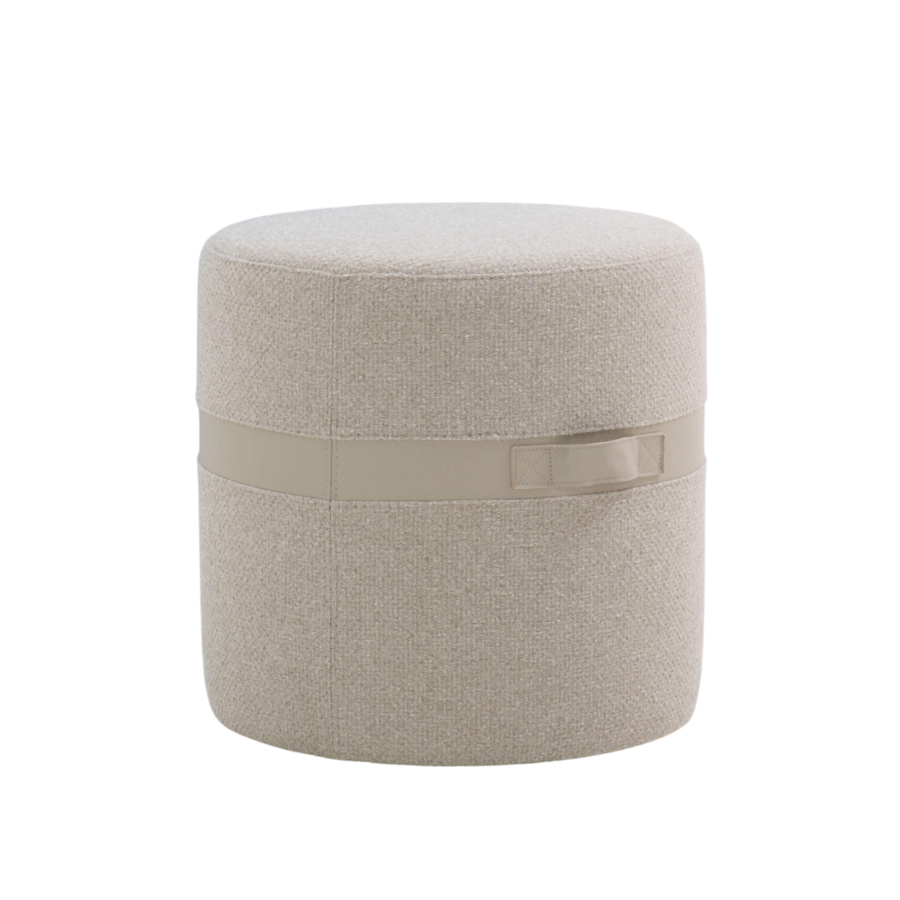 They & Me hocker Bronx lichtgrijs 45 x 45x 50 cm