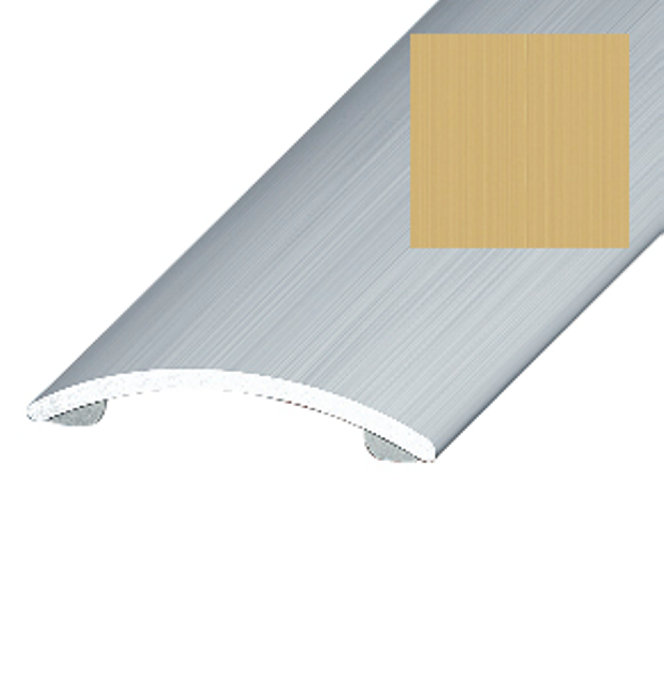 Gulvprofil mat guld - 3,2 x 30 mm x 0,9 m