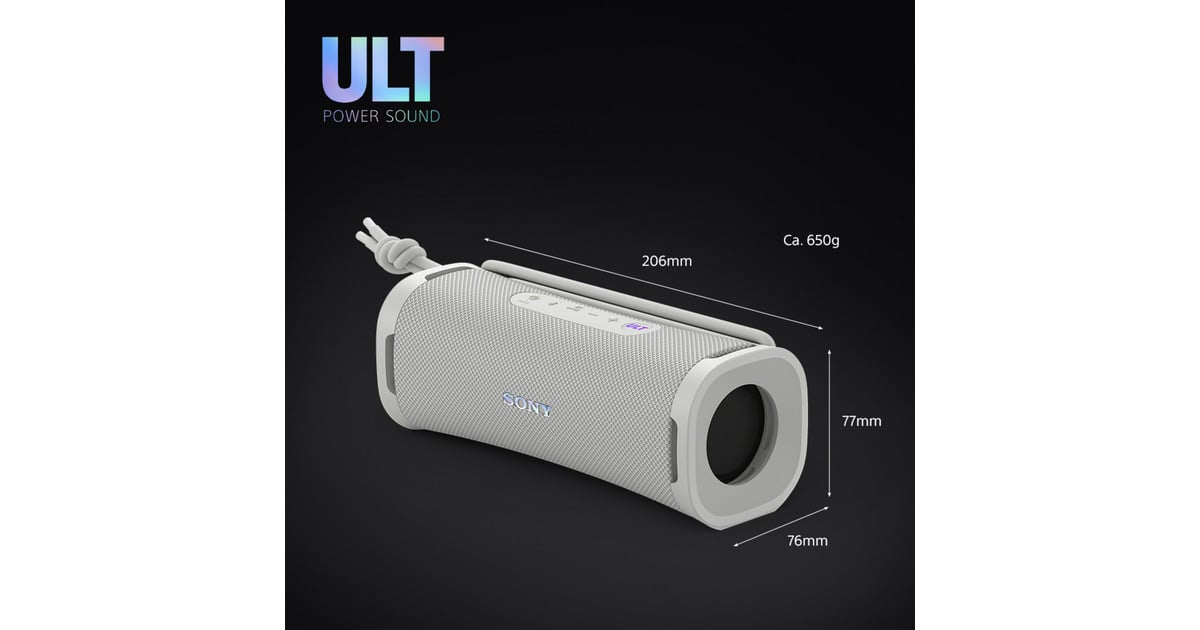 SonyULT FIELD 1 draadloze draagbare speaker luidspreker  (Wit (mat), Bluetooth 5.3)