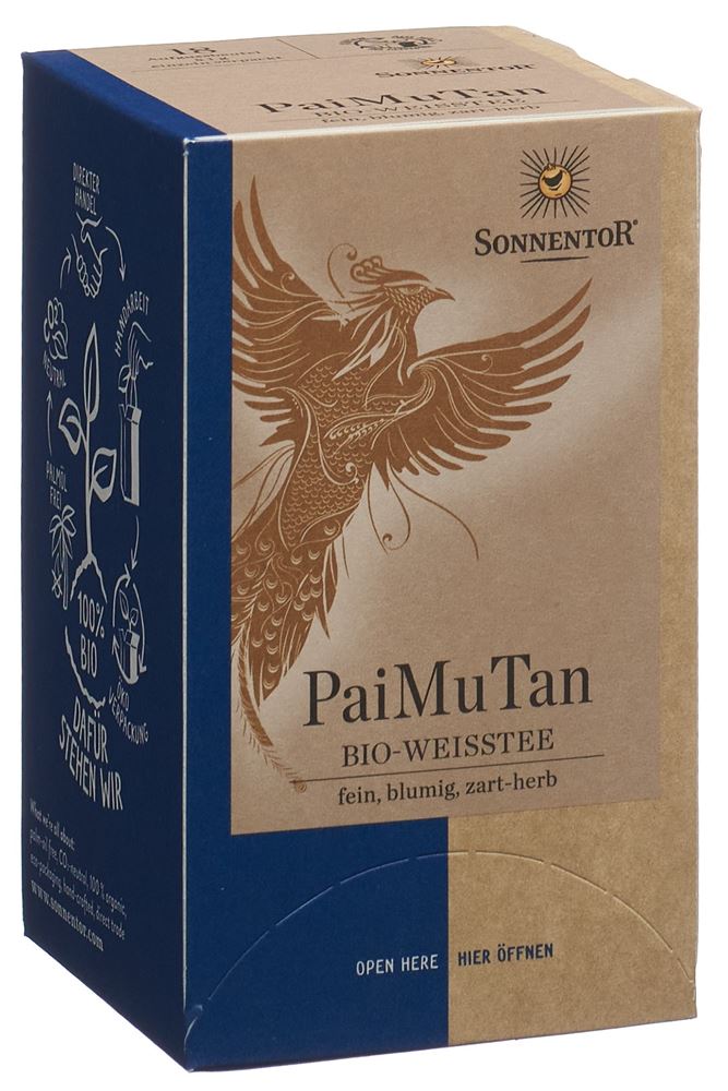 SONNENTOR Weisser Tee Pai Mu Tan BIO Btl 18 Stk