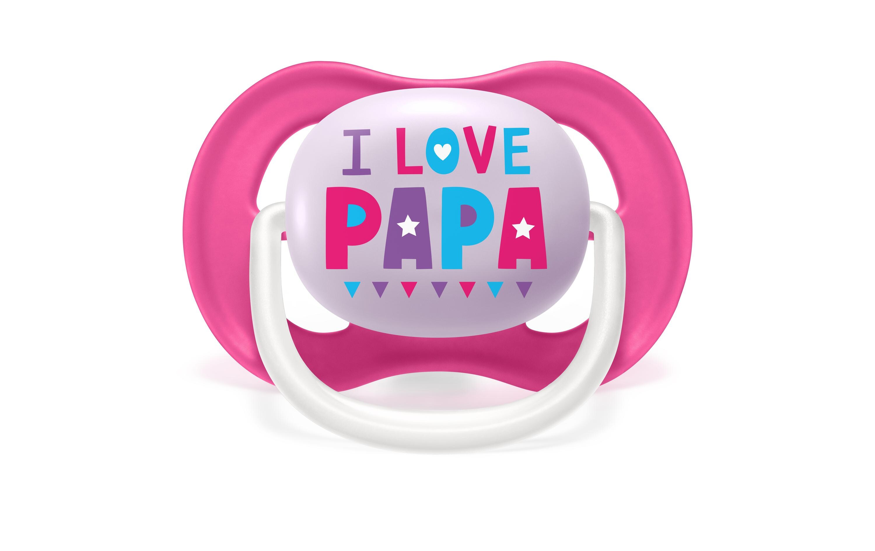 Nuggi Ultra Air Happy Papa & Balloon 6-18 Mt.Leichter und atmungsaktiver Schnuller