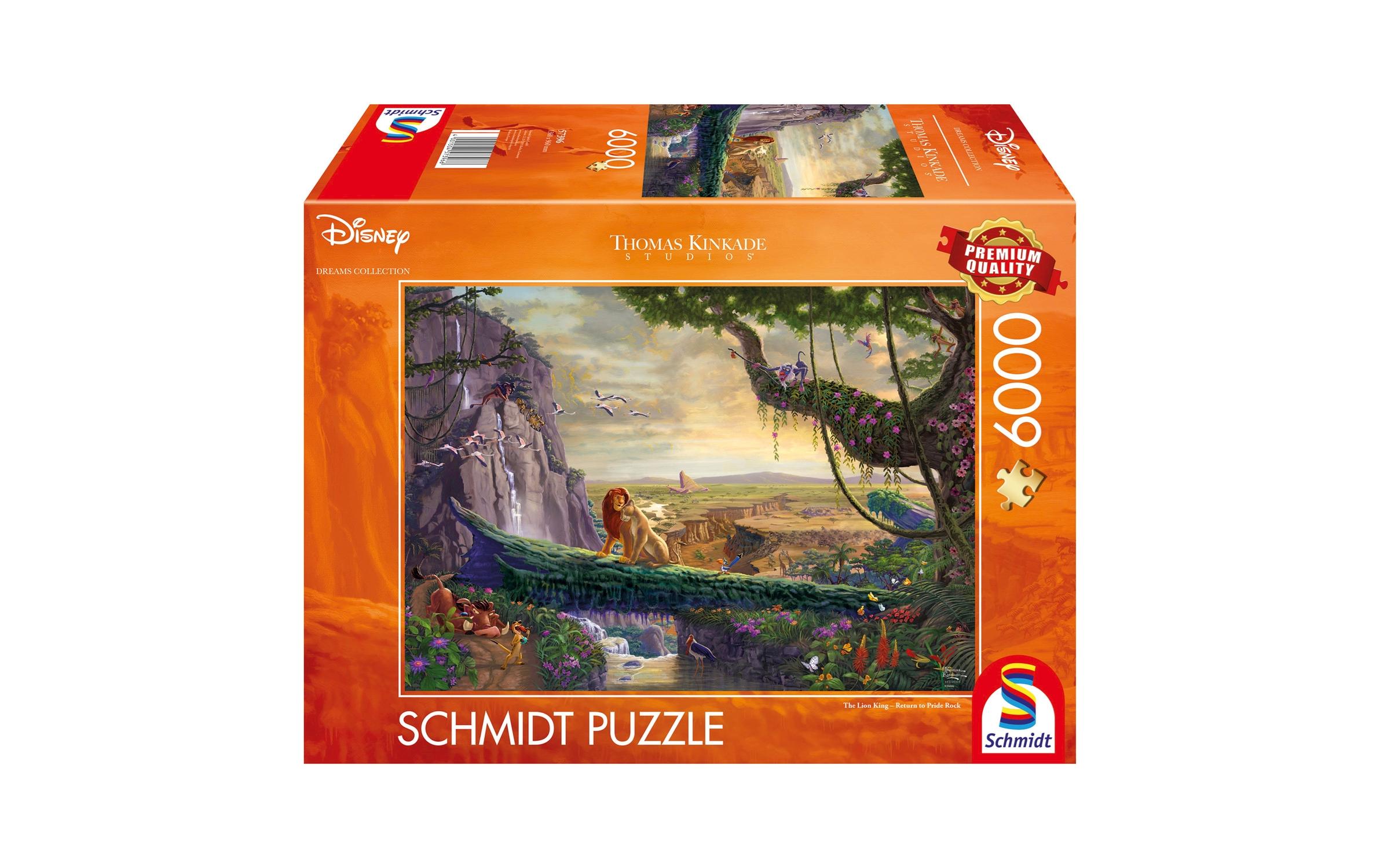 Puzzle Disney Lion King: Return to Pride RockPremium-Puzzle von Thomas Kinkade