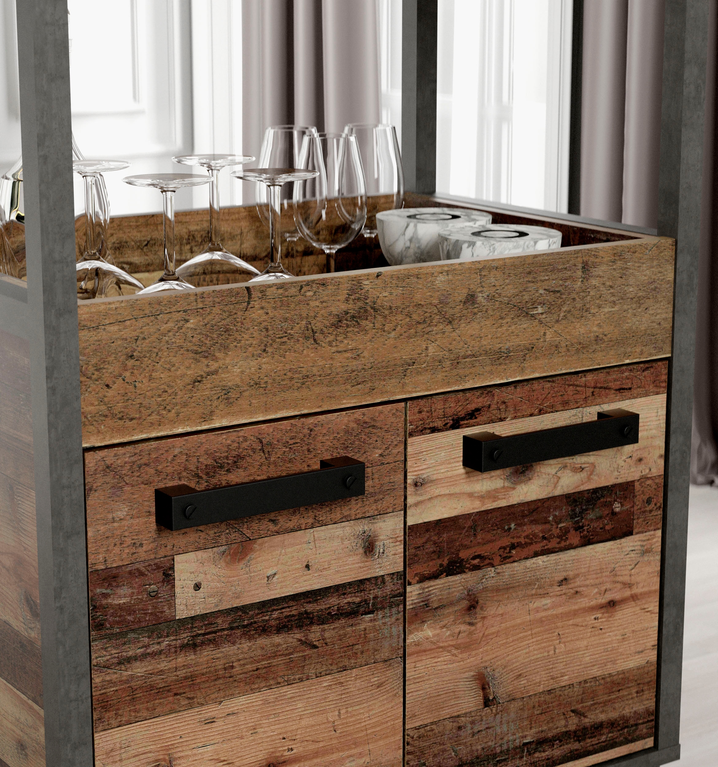 FORTE Barschrank »Homebar« Höhe ca. 88 cm