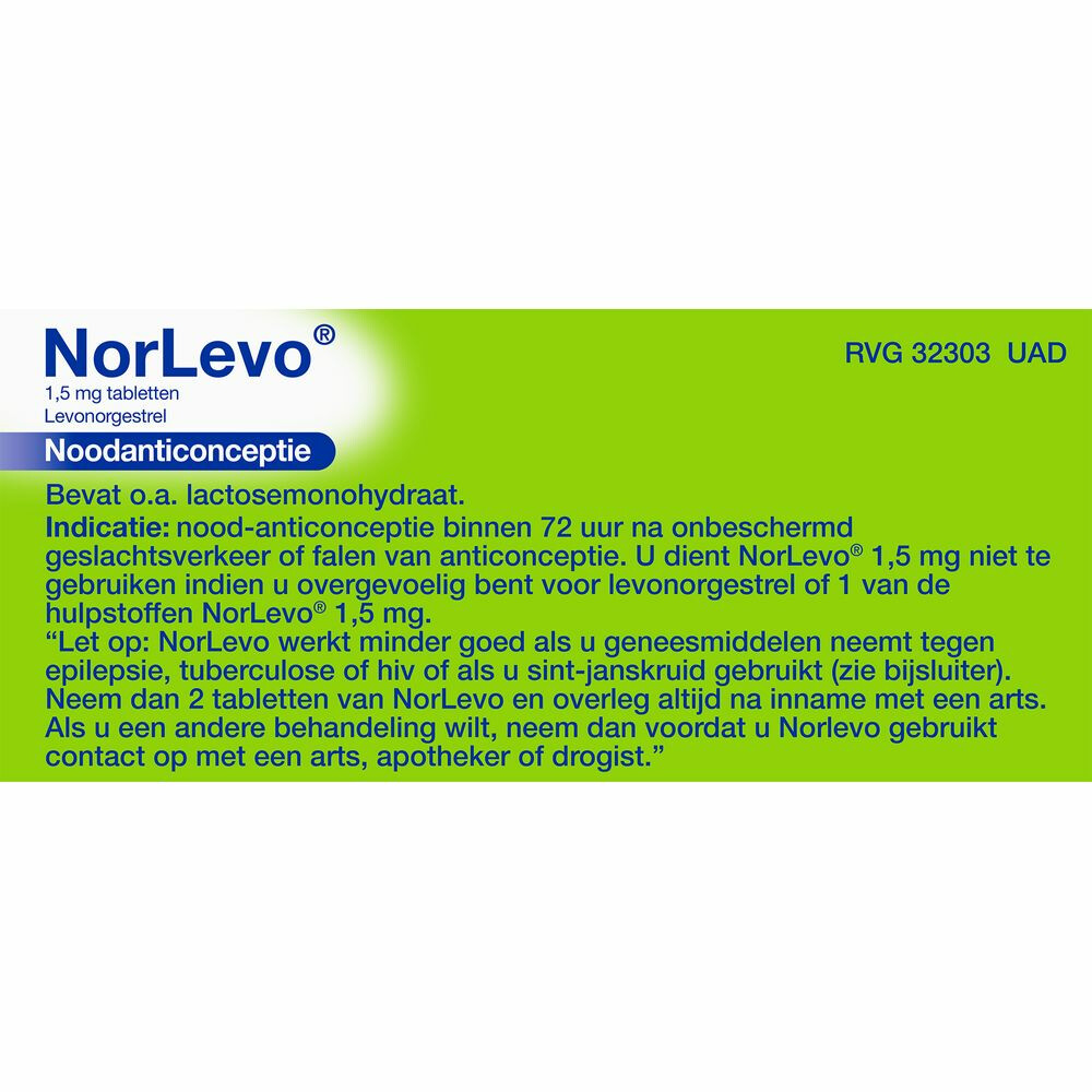 Norlevo Morning Afterpil Noodanticonceptie