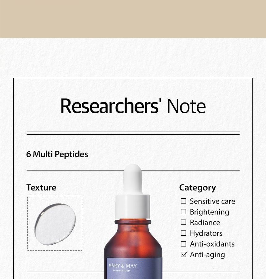 Mary&May - 6 Peptide Complex Serum