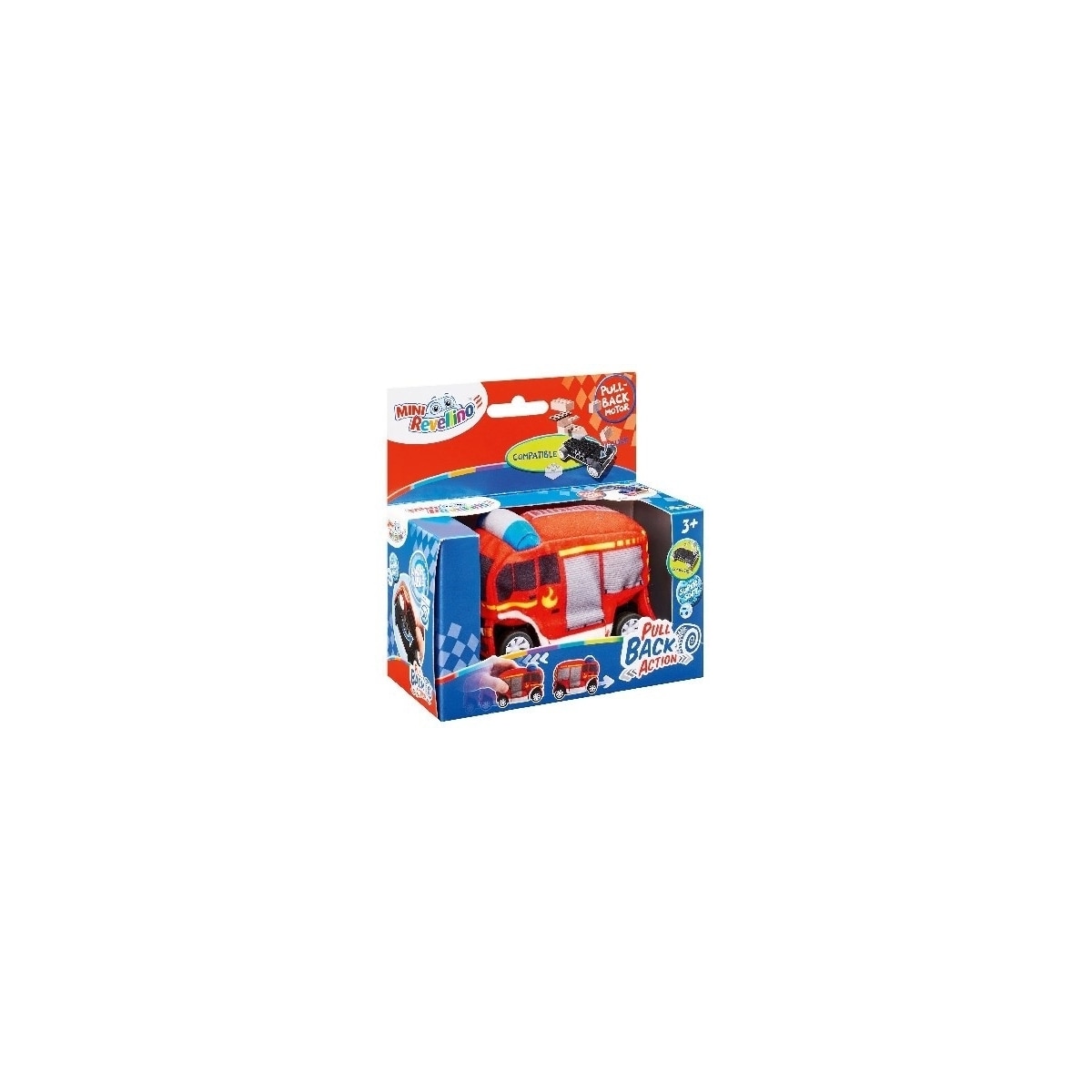 Mini Revellino Fire Truck pull back, Brandbil