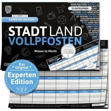 Denkriesen Stadt Land Vollpfosten - Experten Edition 