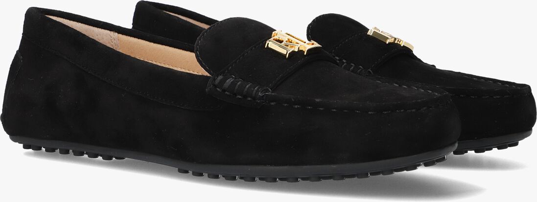 zwarte lauren ralph lauren mocassins barnsbury flats