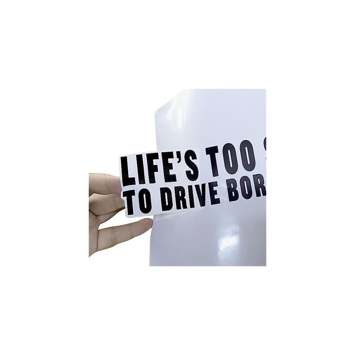 Bildekal - Life´s too short