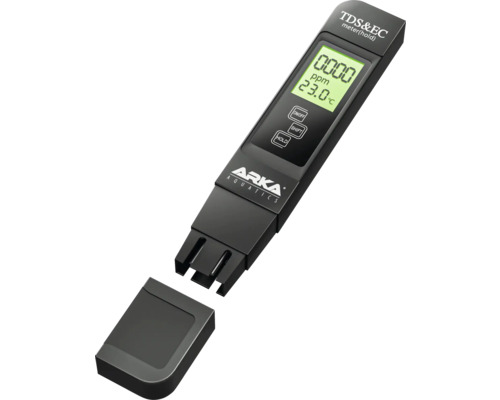 ARKA myAqua meetinstrument: TDS EC-temperatuurmeter voor het meten van waterparameters zoals geleidbaarheid, EC-waarde en temperatuur.