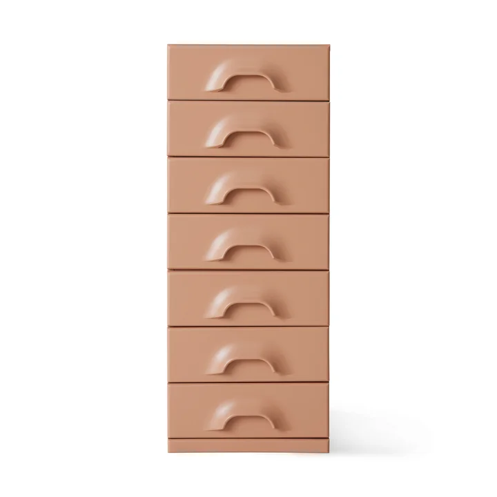 HKliving - Kommode mit 7 Schubladen, blush