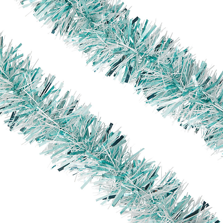 Guirlande de noël coloris vert finition brillante longueur 2 m