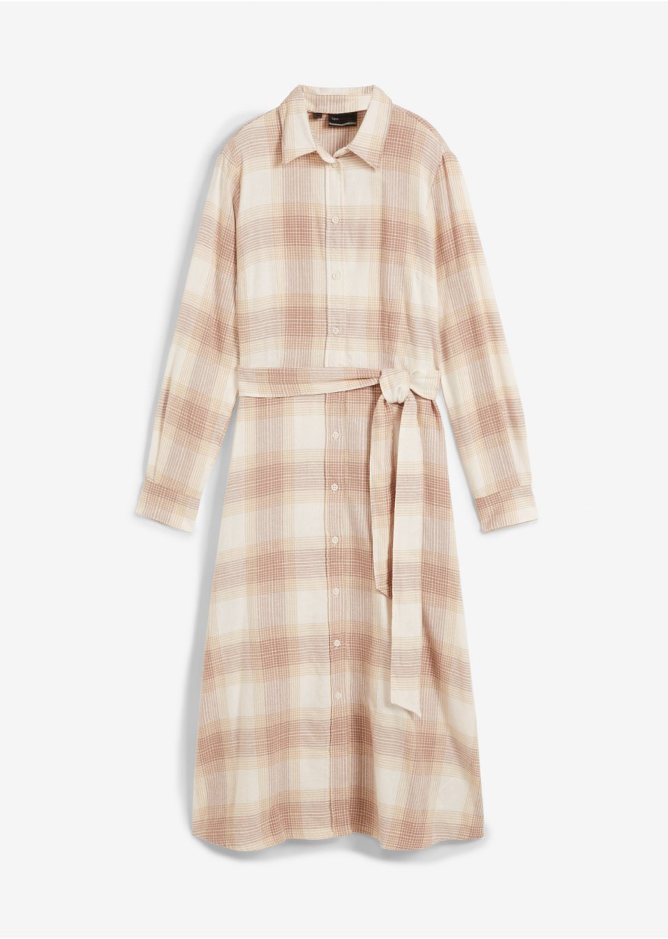 Robe-chemise en flanelle