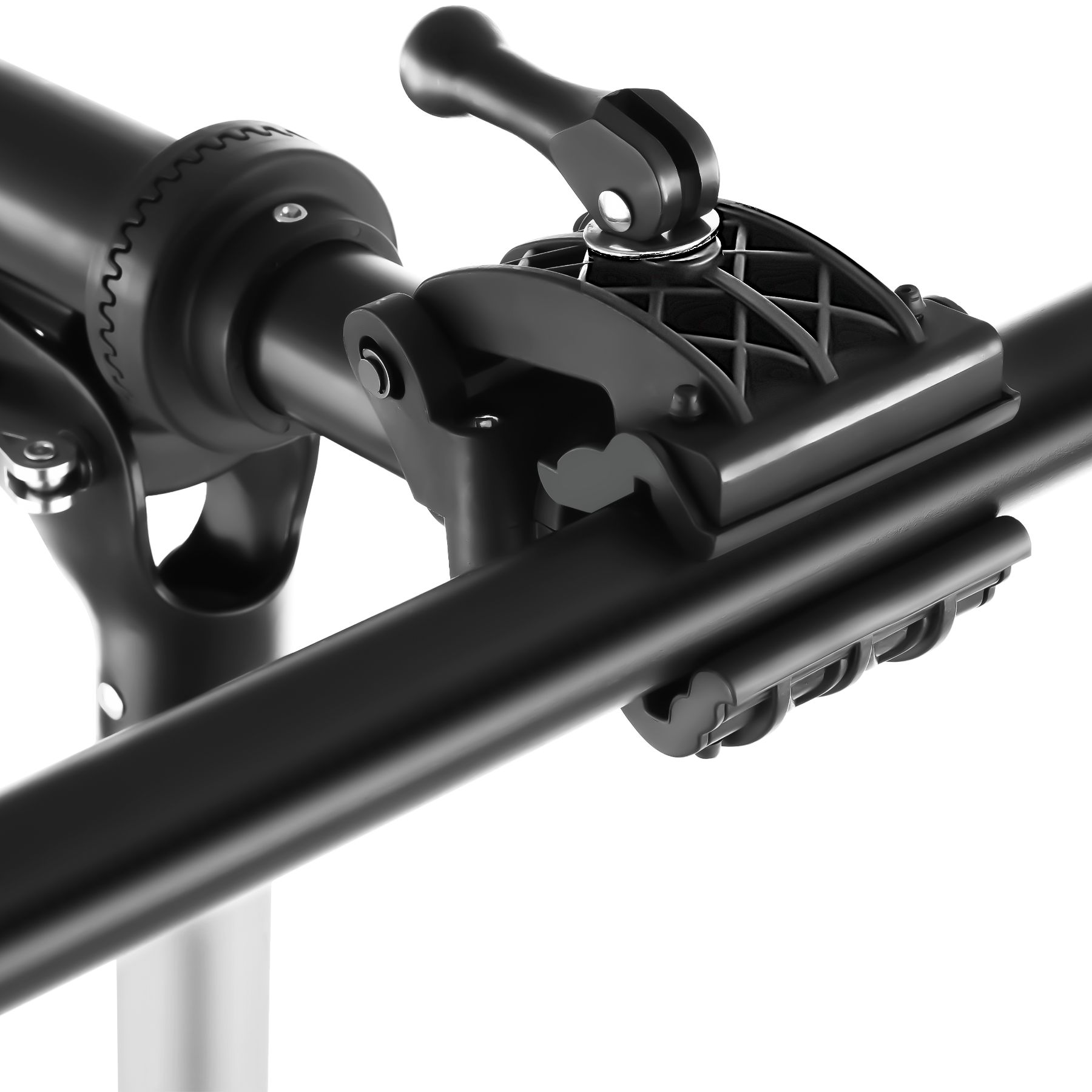 tectake® Fahrradmontageständer, Belastbarkeit 50 kg, klappbar mit Schnellverschlüssen, lackschonend, inklusive Vorderrad-Stabilisator und magnetischer Werkzeugablage