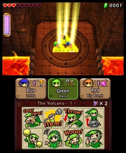 The Legend of Zelda: Tri Force Heroes- Nintendo 3DS