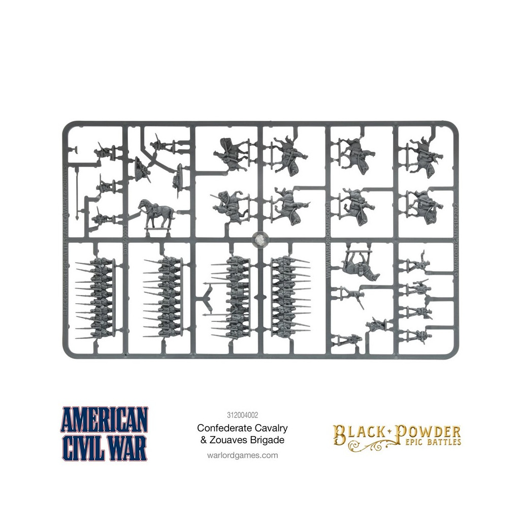 Black Powder Epic Battles: American Civil War - Confederate Cavalry & Zouaves Brigade