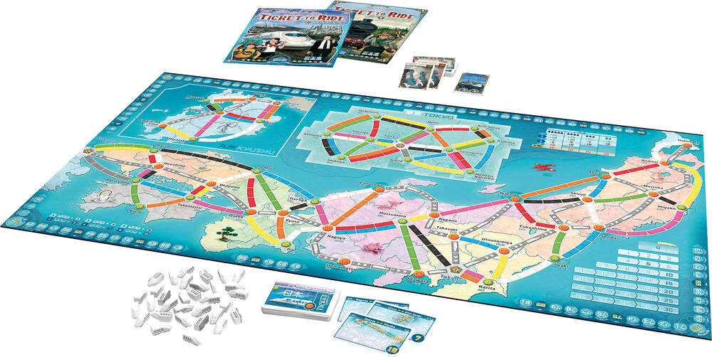 TICKET TO RIDE - LES AVENTURIERS DU RAIL - ITALIE ET JAPON - EXTENSION