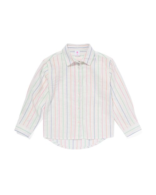 blouse enfant rayures multi