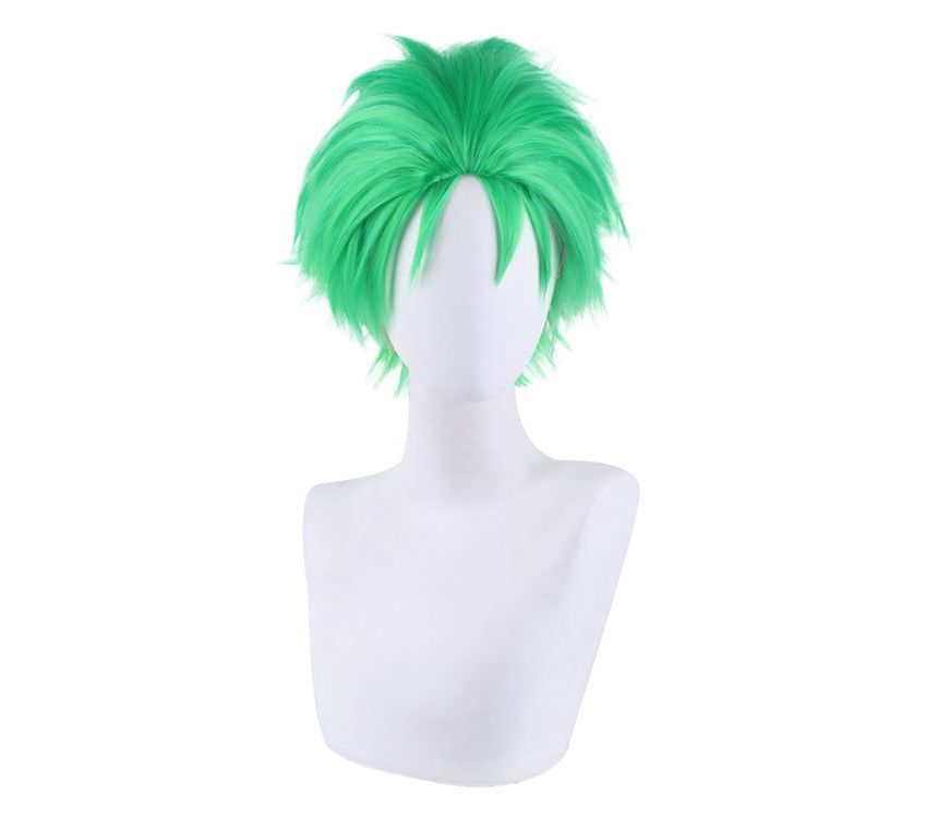 Bloomsoon - One Piece Roronoa Zoro Cosplay Kostuumset / Pruik