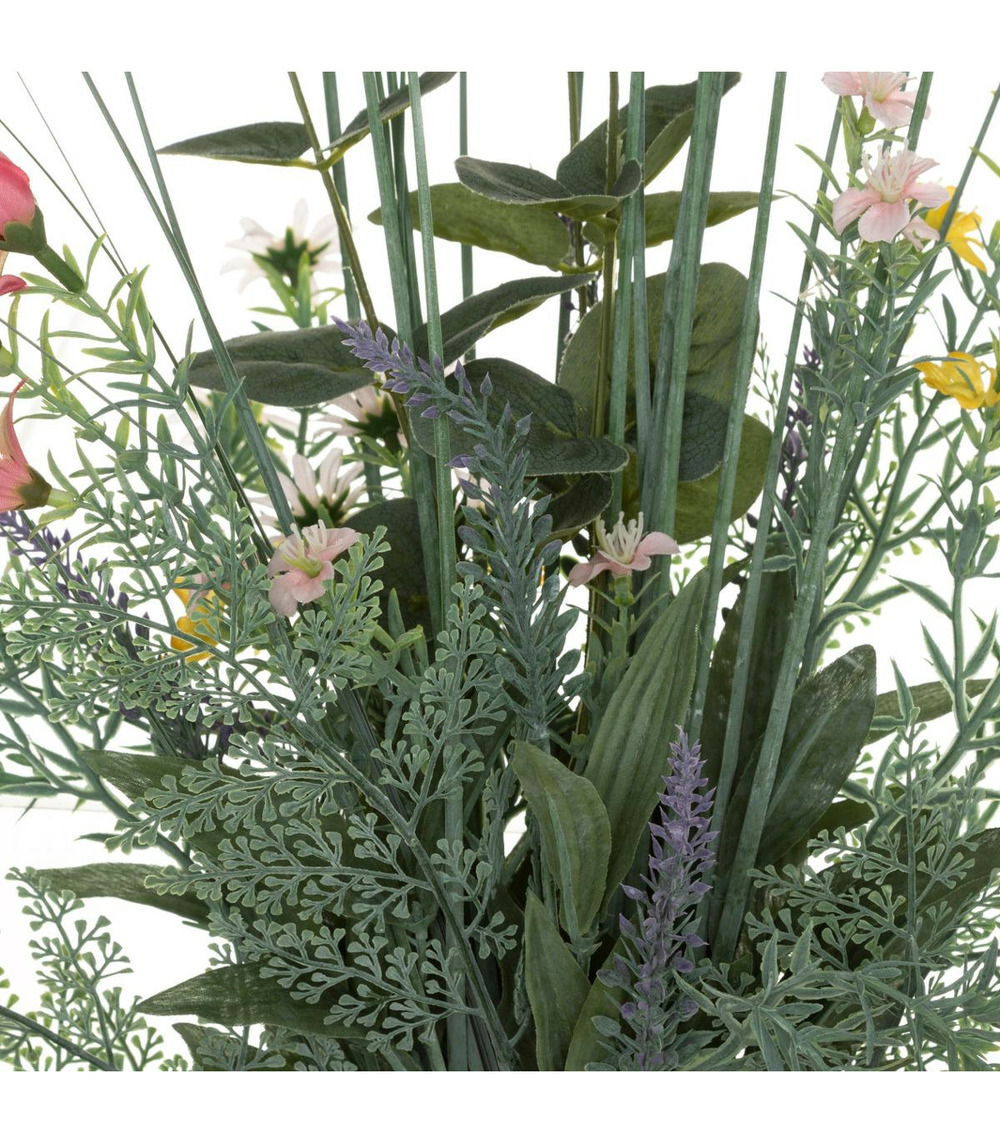 Bouquet bucolique artificiel avec eucalyptus h 66 cm