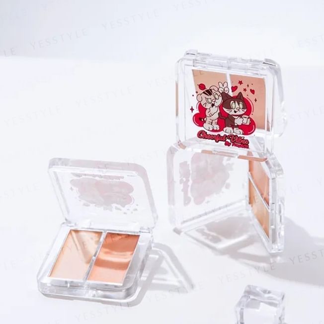 FreshO2 - Cheerful Vibes Soft Light Beauty tweekleurige concealerpalet
